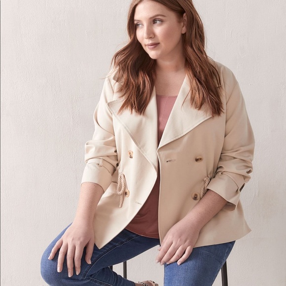 Addition elle beige blazer jacket size 3X - Picture 4 of 6